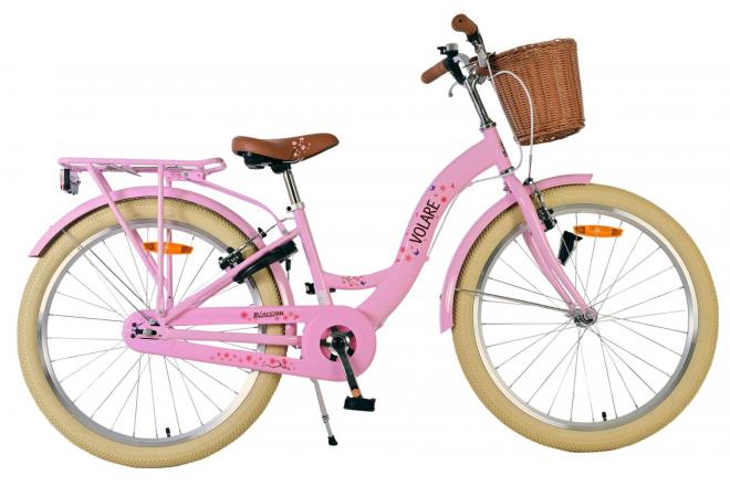 Volare Blossom Kids bike - Girls - 24 inch - Pink - Two hand brakes