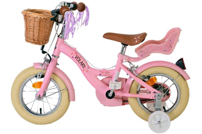 Volare Blossom Children's bike - Girls - 12 inch - Pink - Two hand brakes [CLONE]