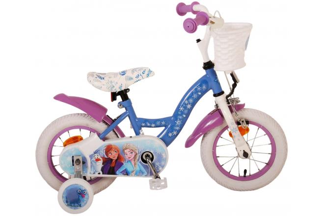 Disney Frozen 2 Children's Bicycle - Girls - 12 inch - Blue / Purple