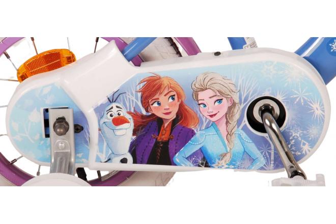 Disney Frozen 2 Children's Bicycle - Girls - 12 inch - Blue / Purple