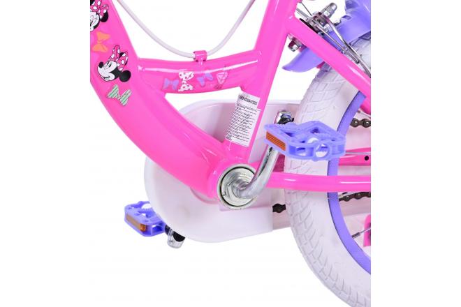 Disney Minnie Kids bike - Girls - 14 inch - Pink - Two hand brakes