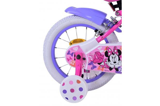 Disney Minnie Kids bike - Girls - 14 inch - Pink - Two hand brakes
