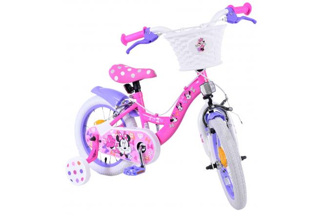 Disney Minnie Kids bike - Girls - 14 inch - Pink - Two hand brakes