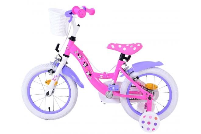 Disney Minnie Kids bike - Girls - 14 inch - Pink - Two hand brakes