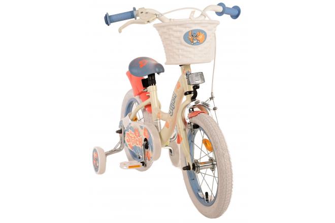 Disney Stitch Kids bike - Girls - 14 inch - Cream Coral Blue [CLONE]