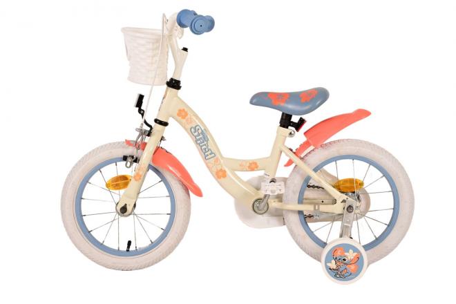 Disney Stitch Kids bike - Girls - 14 inch - Cream Coral Blue [CLONE]