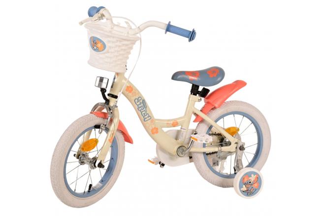 Disney Stitch Kids bike - Girls - 14 inch - Cream Coral Blue [CLONE]
