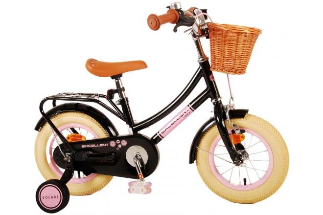 Volare Excellent children's bike - Girls - 12 inch - Black [CLONE]