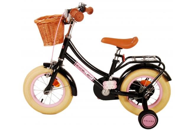 Volare Excellent children's bike - Girls - 12 inch - Black [CLONE]