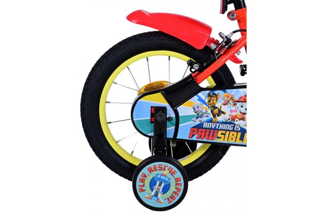 Paw Patrol Children's Bicycle - Boys - 14 inch - Blue - Two handbrakes