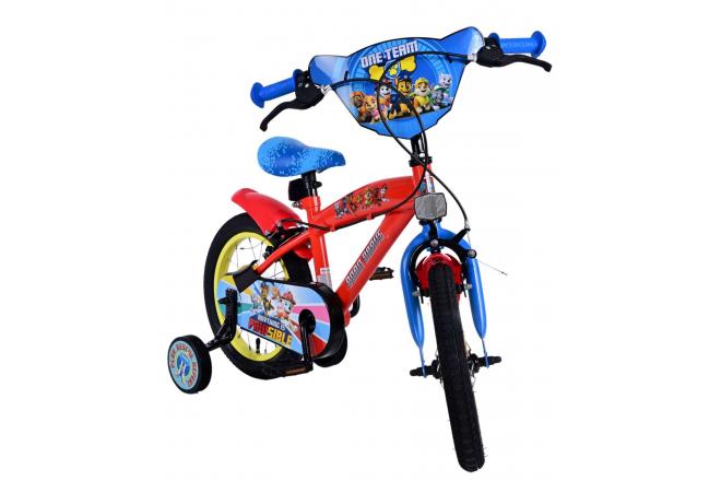 Paw Patrol Children's Bicycle - Boys - 14 inch - Blue - Two handbrakes