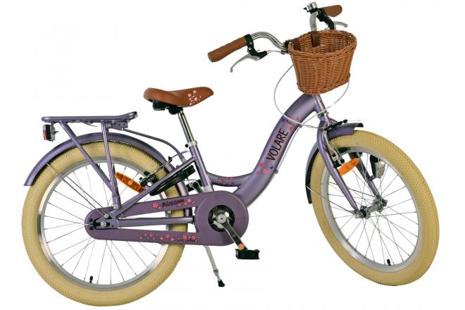 Volare Blossom Children's bike - Girls - 20 inch - Purple - Two hand brakes