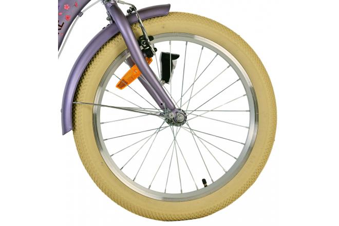 Volare Blossom Children's bike - Girls - 20 inch - Purple - Two hand brakes