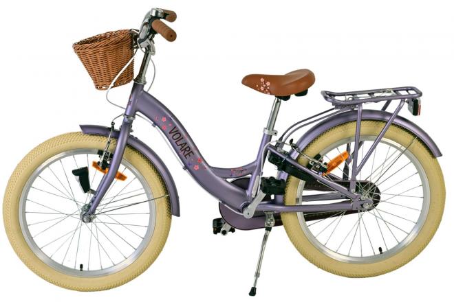Volare Blossom Children's bike - Girls - 20 inch - Purple - Two hand brakes