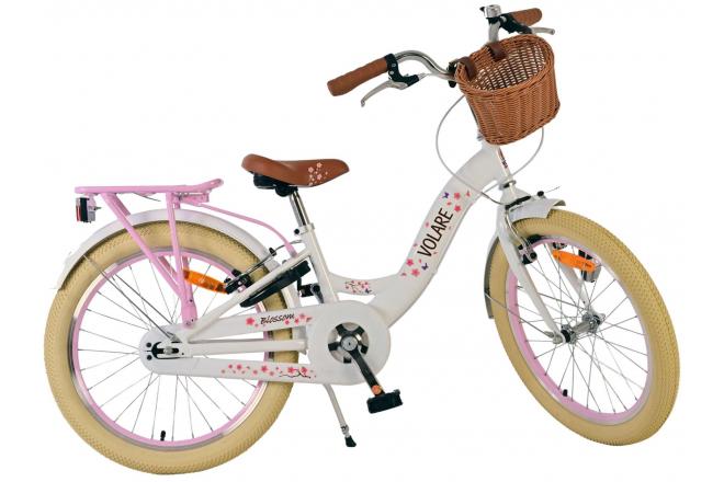 Volare Blossom Children's bike - Girls - 20 inch - White - Two hand brakes