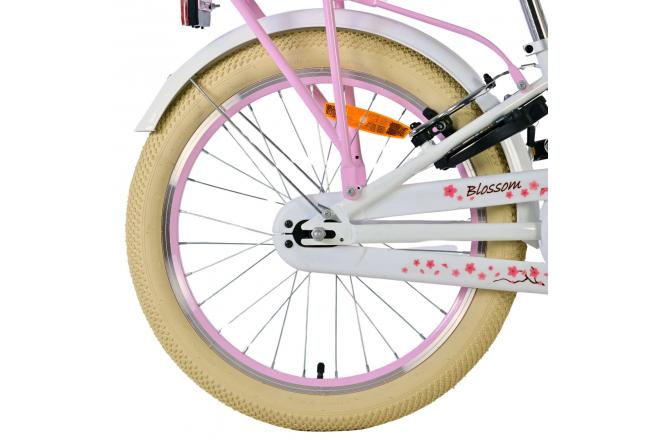 Volare Blossom Children's bike - Girls - 20 inch - White - Two hand brakes