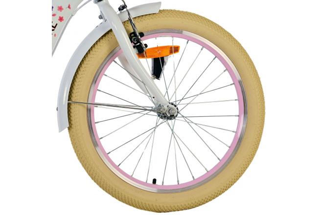 Volare Blossom Children's bike - Girls - 20 inch - White - Two hand brakes