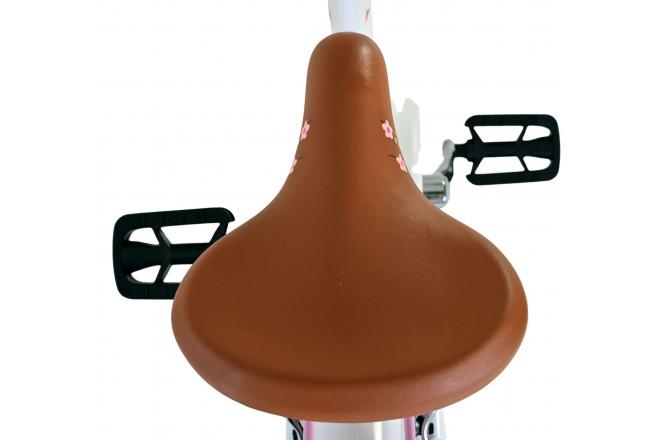Volare Blossom Children's bike - Girls - 20 inch - White - Two hand brakes
