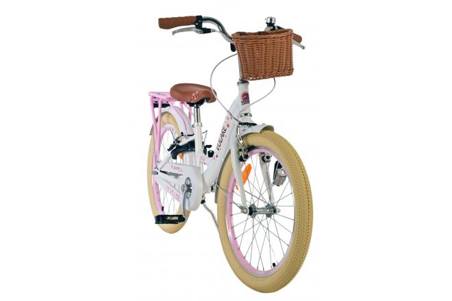 Volare Blossom Children's bike - Girls - 20 inch - White - Two hand brakes
