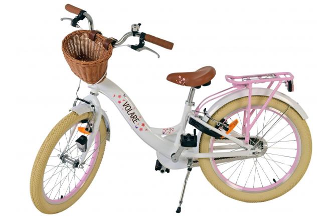 Volare Blossom Children's bike - Girls - 20 inch - White - Two hand brakes