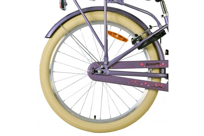 Volare Blossom Children's bike - Girls - 24 inch - Purple - Two hand brakes