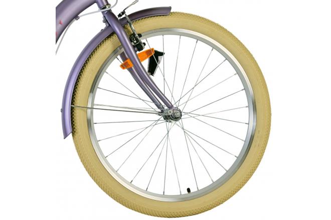 Volare Blossom Children's bike - Girls - 24 inch - Purple - Two hand brakes