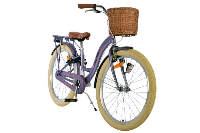 Volare Blossom Children's bike - Girls - 24 inch - Purple - Two hand brakes