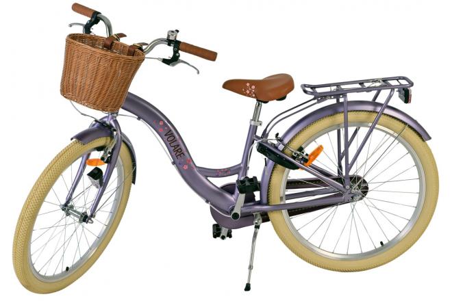 Volare Blossom Children's bike - Girls - 24 inch - Purple - Two hand brakes