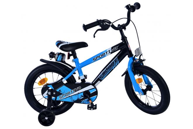 Volare Sportivo Kids bike - Boys - 14 inch - Blue Black [CLONE]