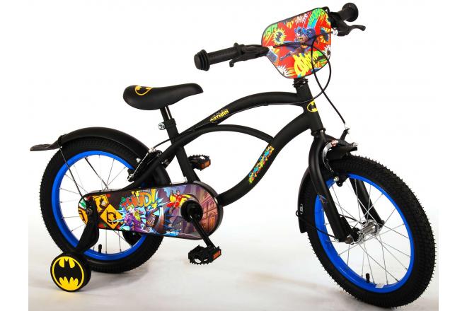 Batman Children's Bicycle - Boys - 16 inch - Black - 2 handbrakes