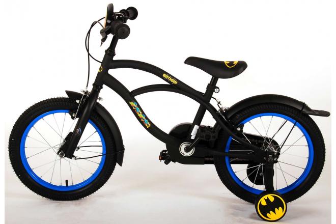 Batman Children's Bicycle - Boys - 16 inch - Black - 2 handbrakes