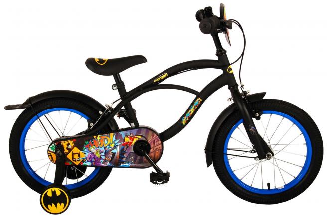 Batman Children's Bicycle - Boys - 16 inch - Black - 2 handbrakes