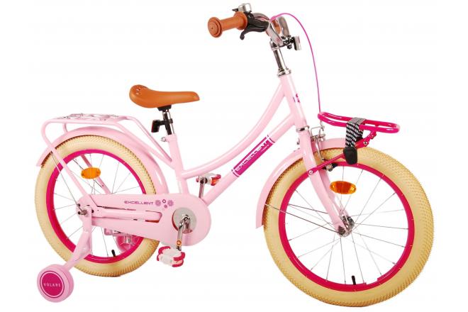 Volare Excellent Children's Bicycle - Girls - 18 inch - Pink - 95% assembled [CLONE]