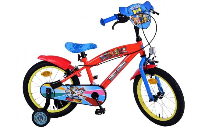 Paw Patrol Children's bike - Boys - 16 inch - Red - Two hand brakes