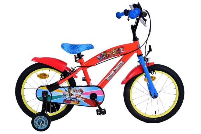 Paw Patrol Children's bike - Boys - 16 inch - Red - Two hand brakes