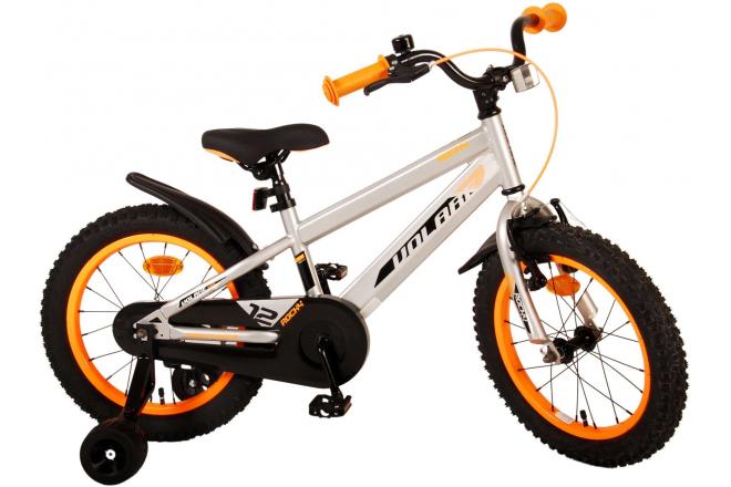 Volare Rocky Children's Bicycle - Boys - 16 inch - Grey