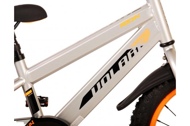 Volare Rocky Children's Bicycle - Boys - 16 inch - Grey