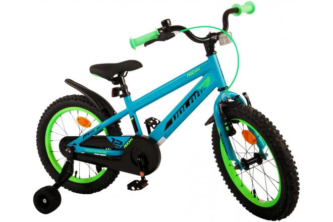 Volare Rocky Children's Bicycle - Boys - 16 inch - Green