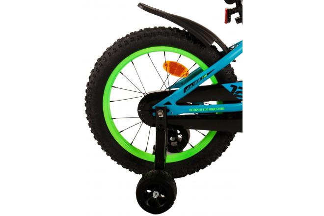Volare Rocky Children's Bicycle - Boys - 16 inch - Green