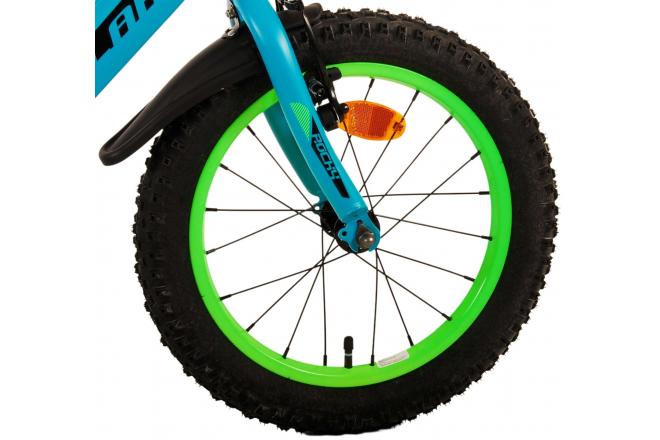 Volare Rocky Children's Bicycle - Boys - 16 inch - Green