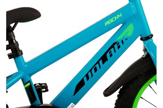 Volare Rocky Children's Bicycle - Boys - 16 inch - Green