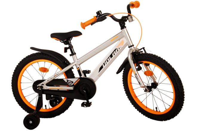 Volare Rocky Children's Bicycle - Boys - 18 inch - Grey