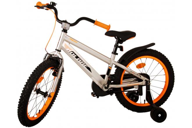 Volare Rocky Children's Bicycle - Boys - 18 inch - Grey