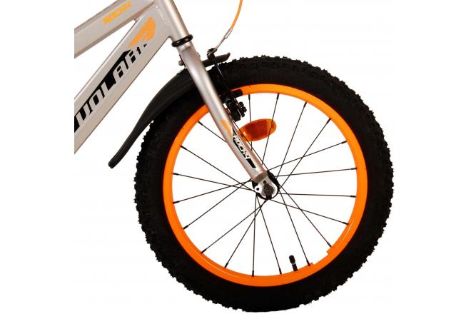 Volare Rocky Children's Bicycle - Boys - 18 inch - Grey