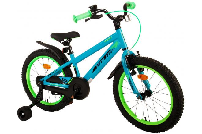 Volare Rocky Children's Bicycle - Boys - 18 inch - Green