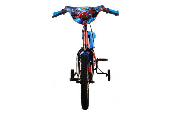 Ultimate Spider-Man Kids bike - Boys - 16 inch - Blue/Red - Two hand brakes