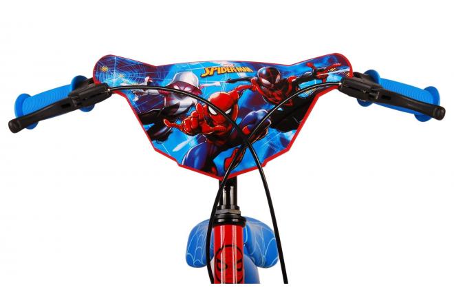 Ultimate Spider-Man Kids bike - Boys - 16 inch - Blue/Red - Two hand brakes