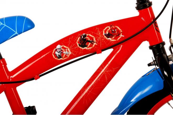 Ultimate Spider-Man Kids bike - Boys - 16 inch - Blue/Red - Two hand brakes