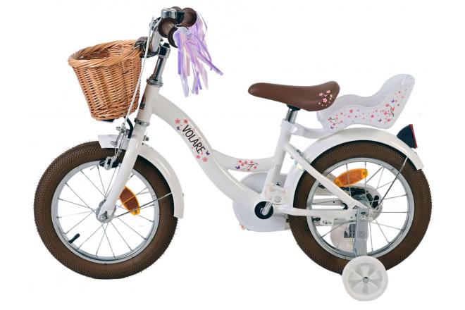 Volare Blossom children's bike - Girls - 14 inch - White [CLONE]