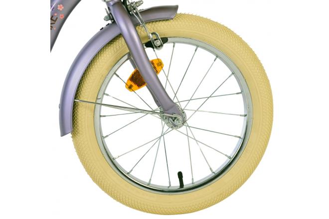 Volare Blossom Children's bike - Girls - 16 inch - Purple - Two Hand Brakes [CLONE]